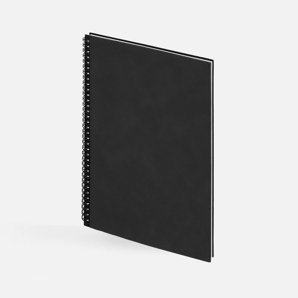 Ежедневник Notera Maxi, недатированный, черный — изображение 4