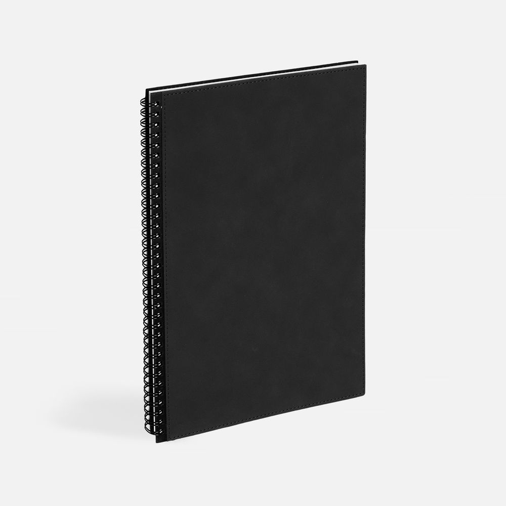 Ежедневник Notera Maxi, недатированный, черный — изображение 5