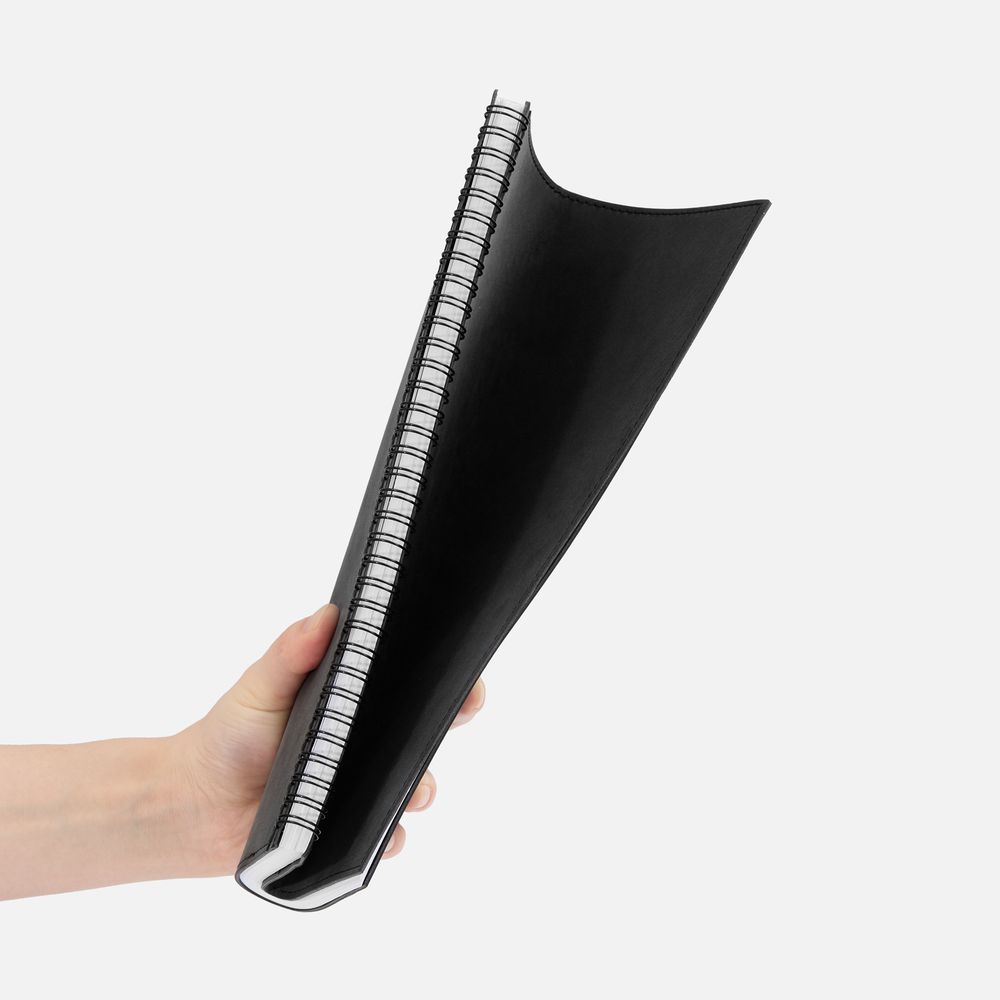 Ежедневник Notera Maxi, недатированный, черный — изображение 10