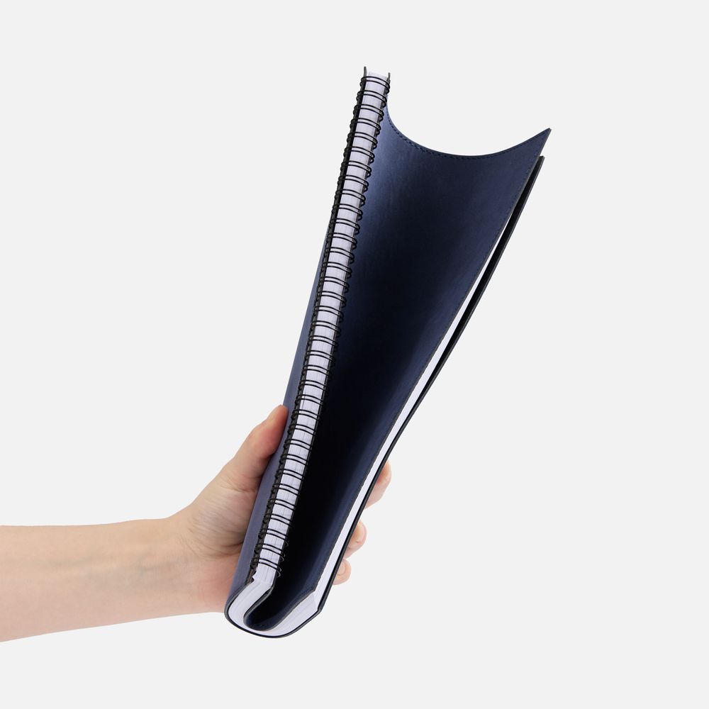 Ежедневник Notera Maxi, недатированный, синий — изображение 8