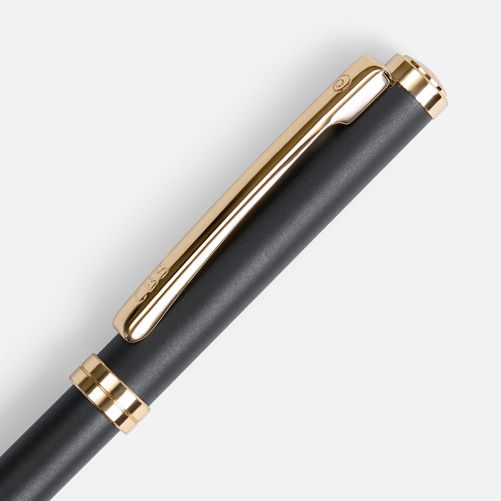 Ручка шариковая Delgado, матовая черная — изображение 4