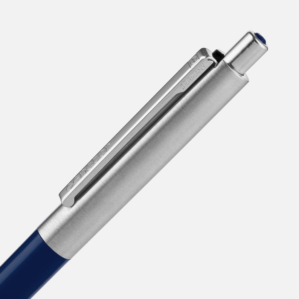 Ручка шариковая Senator Point Metal, ver.2, темно-синяя — изображение 4