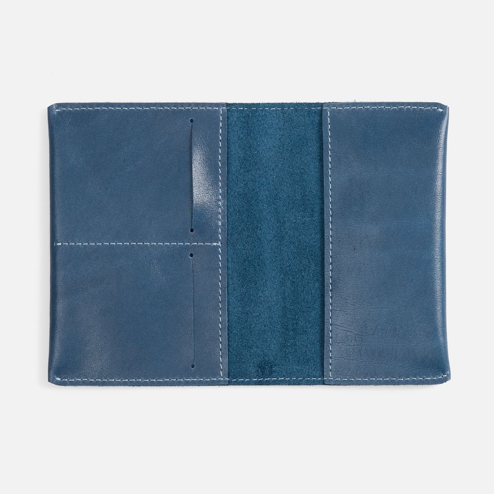 Обложка для паспорта Apache, ver.2, синяя — изображение 4