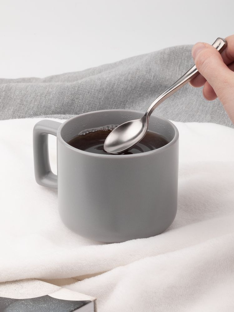 Чашка Jumbo в коробке матовая, светло-серая — изображение 8