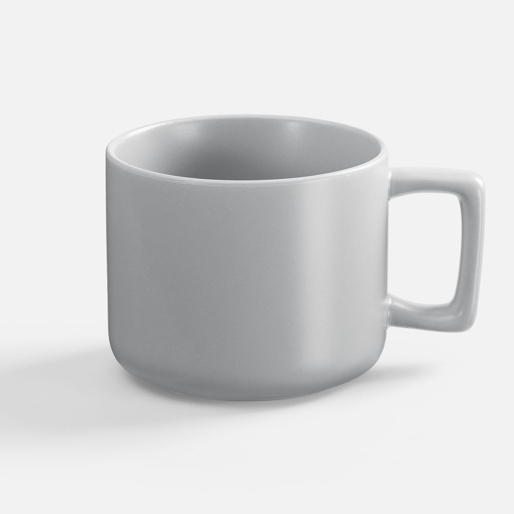 Чашка Jumbo в коробке матовая, светло-серая — изображение 3