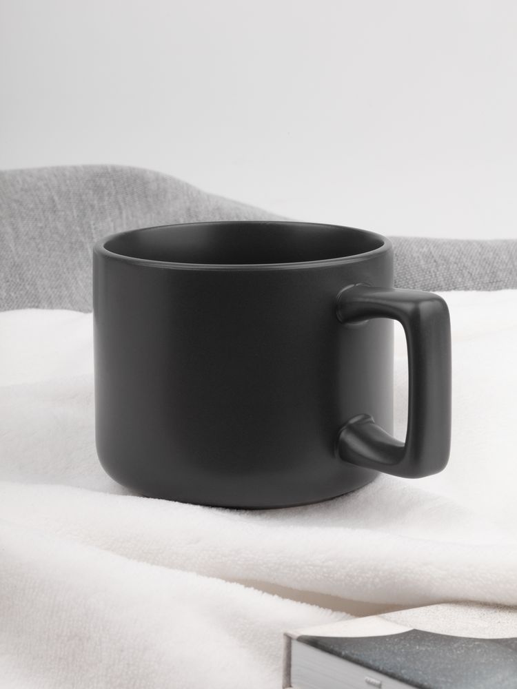 Чашка Jumbo в коробке матовая, темно-серая — изображение 6