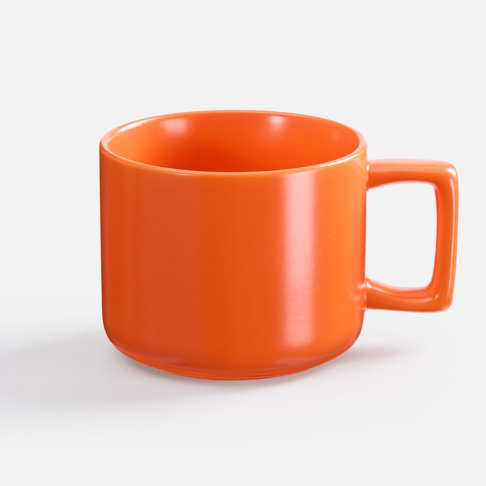 Чашка Jumbo в коробке матовая, оранжевая — изображение 3