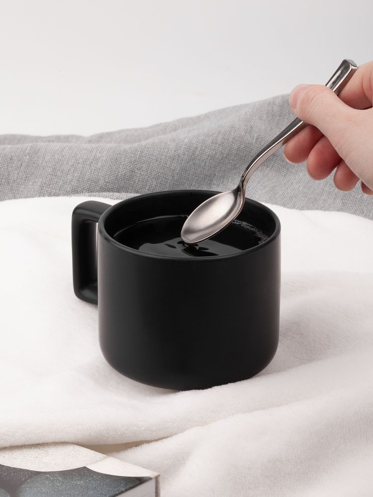 Чашка Jumbo в коробке матовая, черная — изображение 8