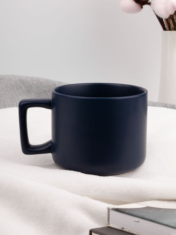 Чашка Jumbo в коробке матовая, темно-синяя — изображение 7