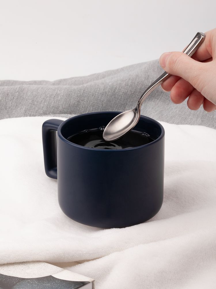 Чашка Jumbo в коробке матовая, темно-синяя — изображение 8