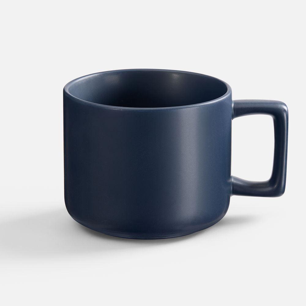 Чашка Jumbo в коробке матовая, темно-синяя — изображение 3