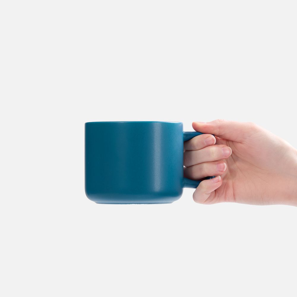 Чашка Jumbo в коробке матовая, морская волна — изображение 4