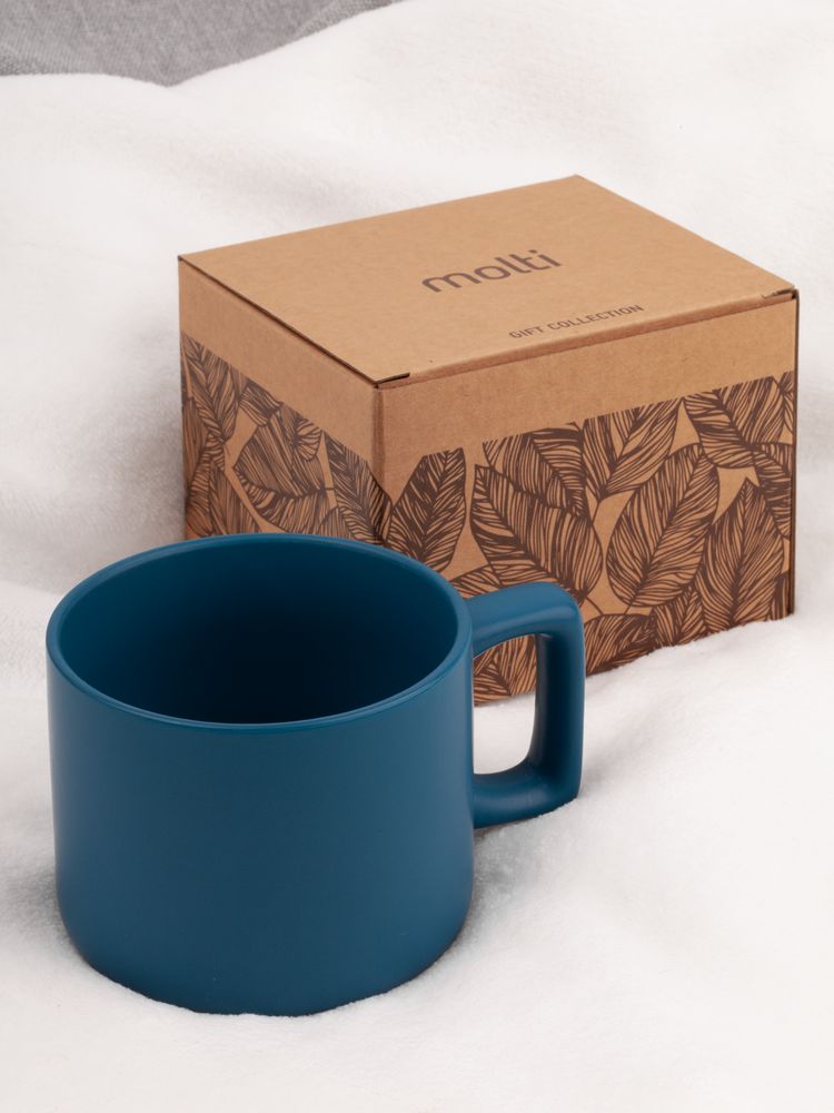 Чашка Jumbo в коробке матовая, морская волна — изображение 5