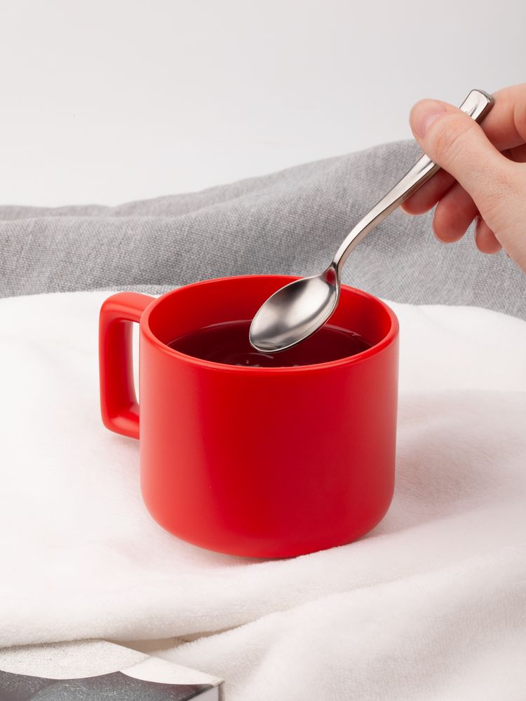 Чашка Jumbo в коробке матовая, красная — изображение 8