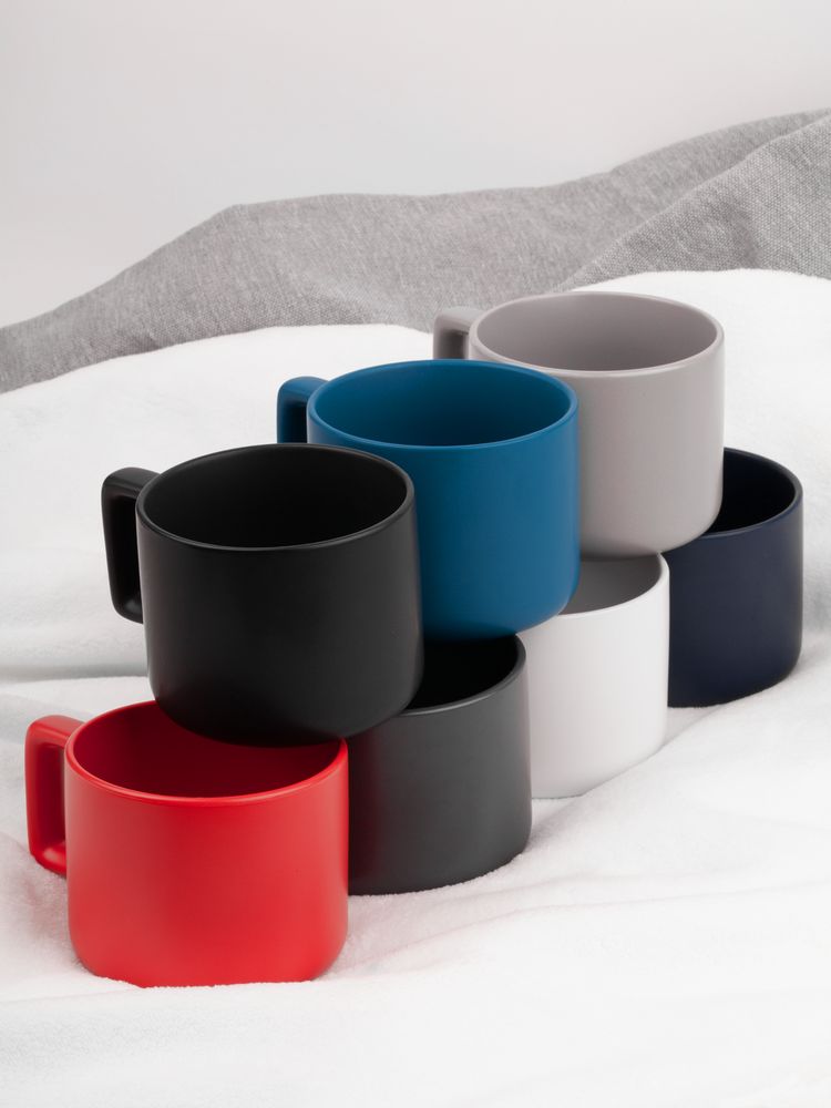 Чашка Jumbo в коробке матовая, белая — изображение 9