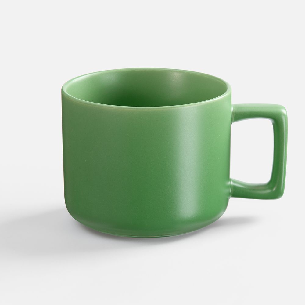 Чашка Jumbo в коробке матовая, зеленая — изображение 3