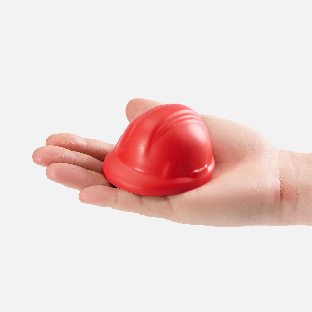 Антистресс «Каска», красный — изображение 3