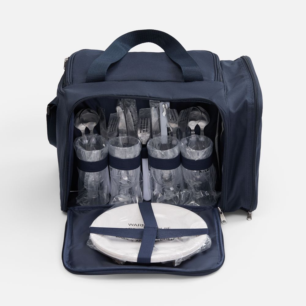 Набор для пикника Campello на 4 персоны, темно-синий — изображение 7