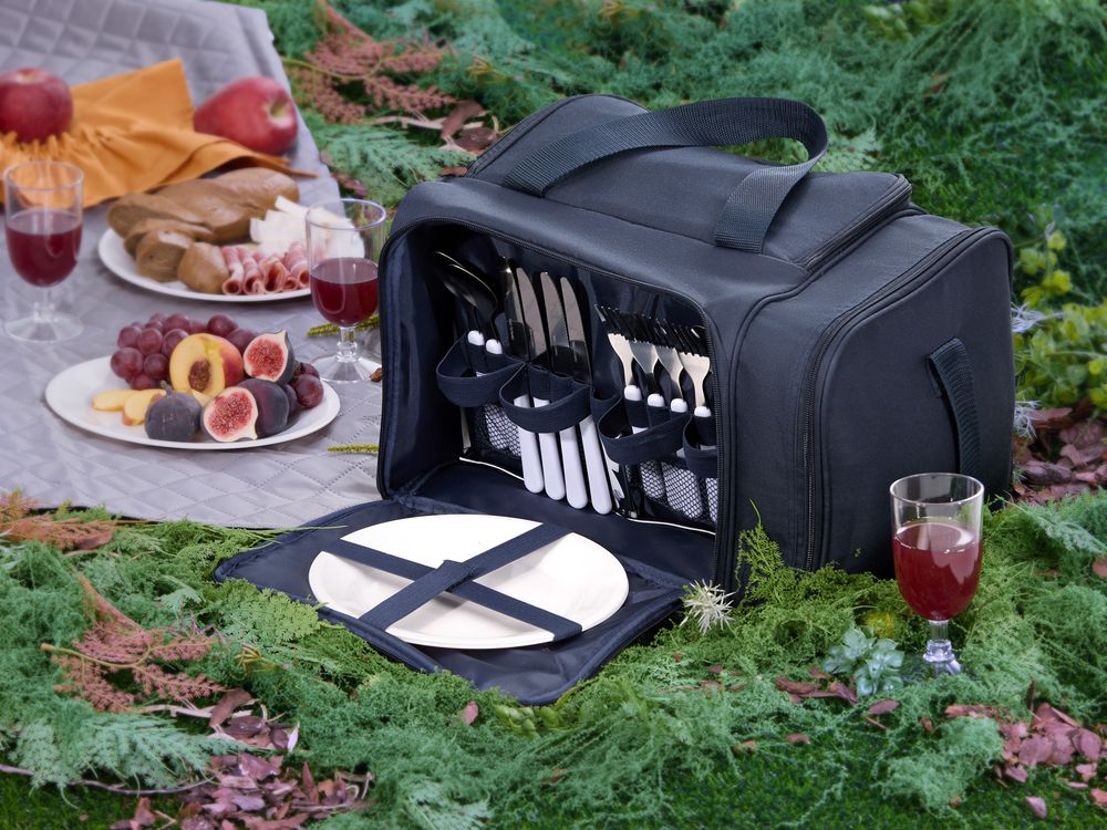 Набор для пикника Campello на 4 персоны, темно-синий — изображение 8