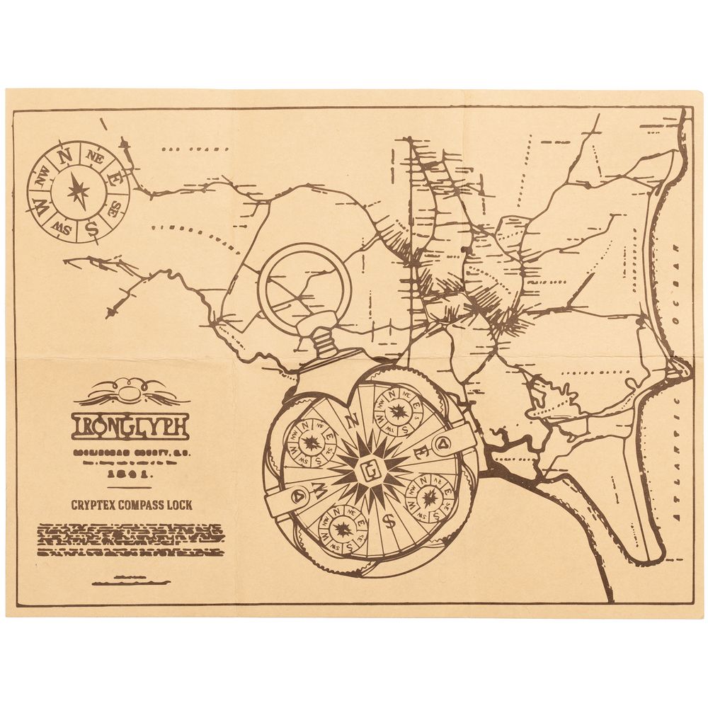 Флешка «Криптекс»® Compass Lock, 32 Гб — изображение 14