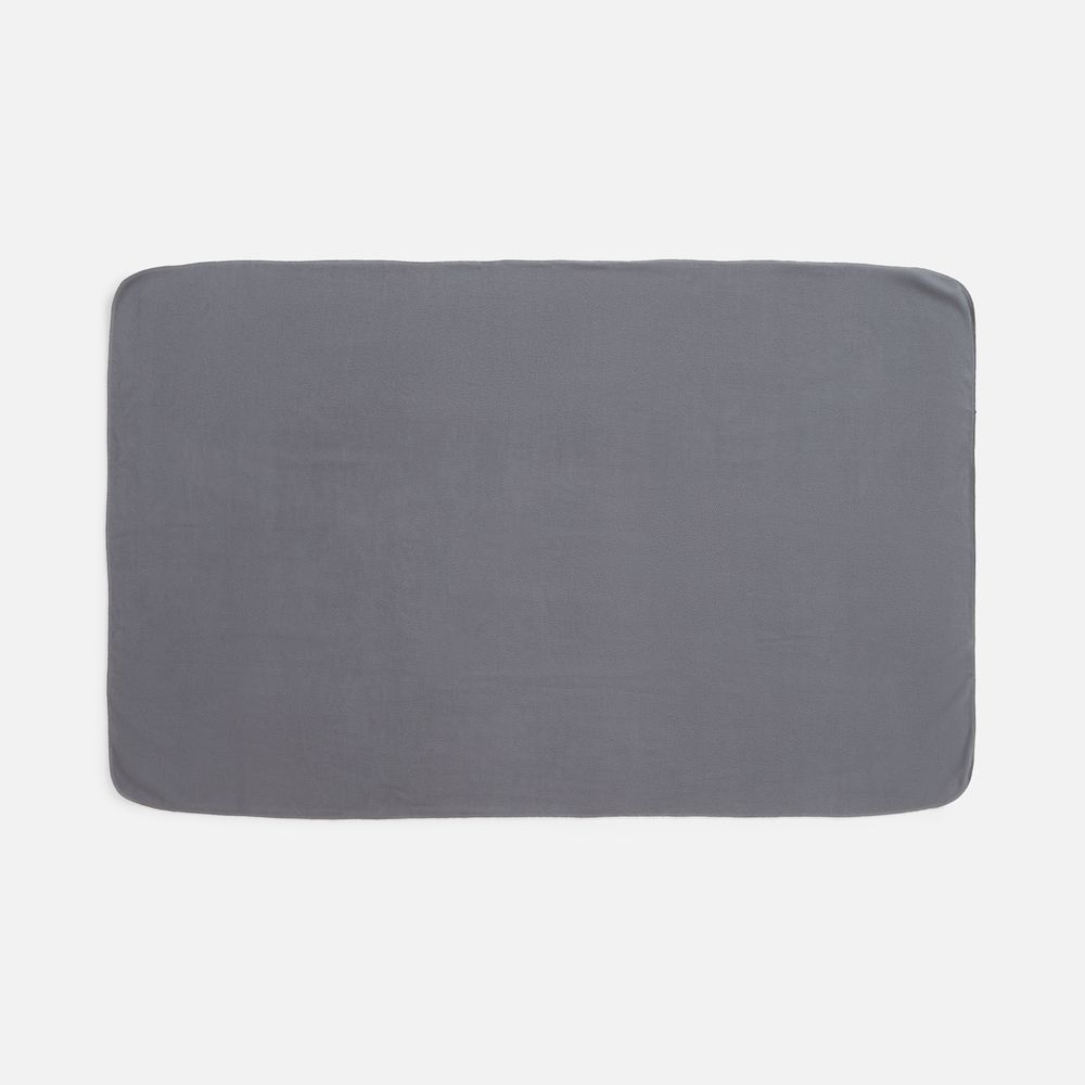 Флисовый плед Warm&Peace XL, серый — изображение 5