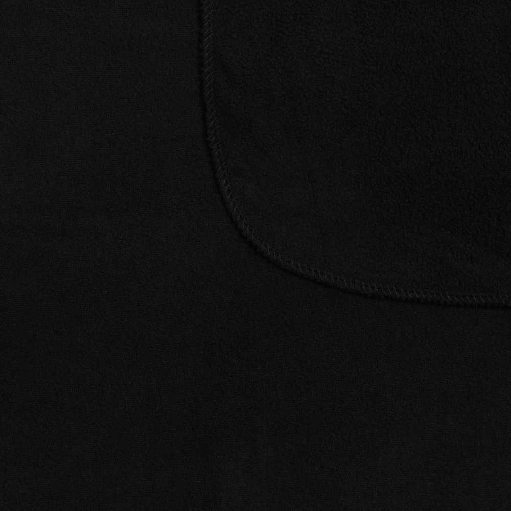 Флисовый плед Warm&Peace XL, черный — изображение 4