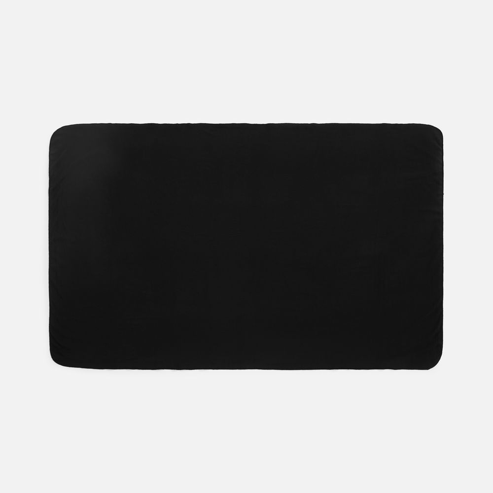 Флисовый плед Warm&Peace XL, черный — изображение 5