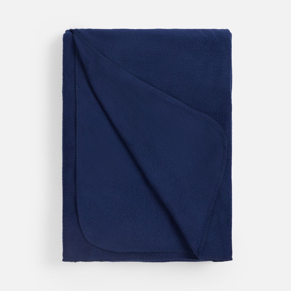 Флисовый плед Warm&Peace XL, синий — изображение 3