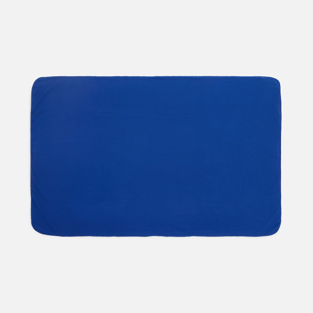 Флисовый плед Warm&Peace XL, ярко-синий — изображение 5