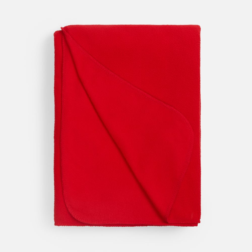 Флисовый плед Warm&Peace XL, красный — изображение 3