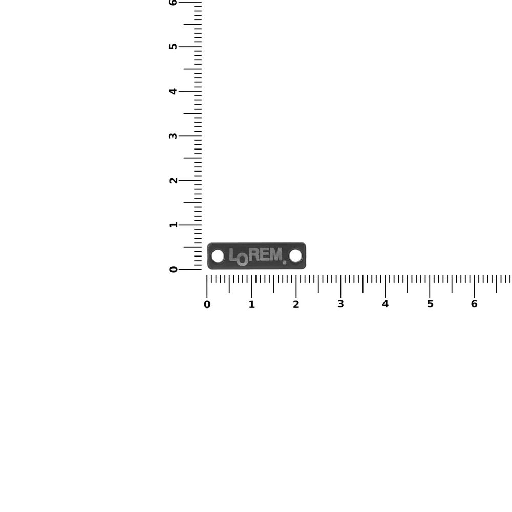 Шильдик металлический Alfa Liten, серый металлик — изображение 3