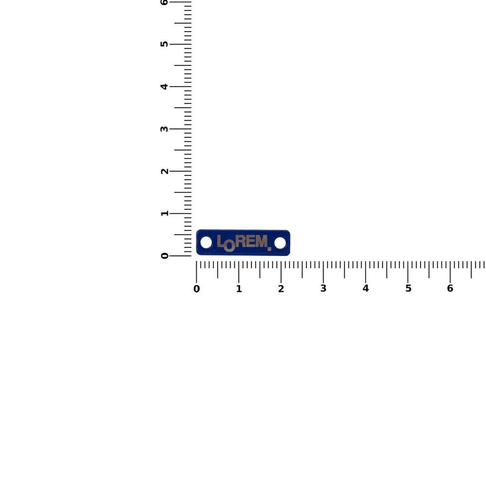 Шильдик металлический Alfa Liten, синий — изображение 3