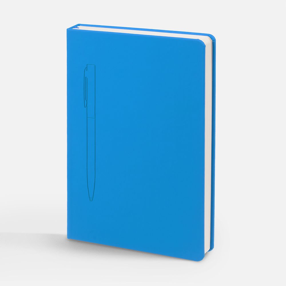 Ежедневник Magnet Shall, недатированный, голубой — изображение 4