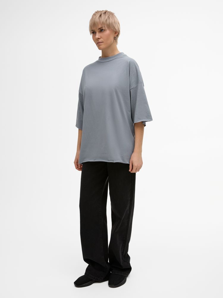 Футболка унисекс оверсайз T1, серая — изображение 11