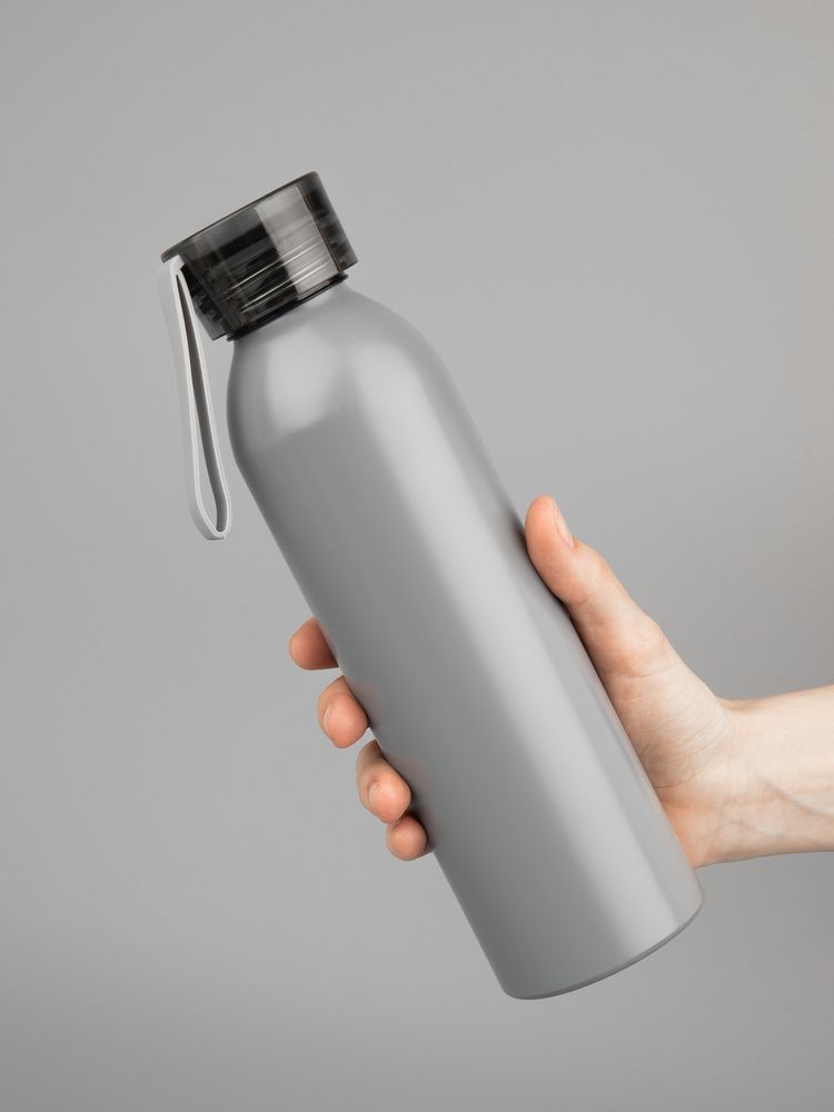 Бутылка для воды Brooke, матовая серая — изображение 10