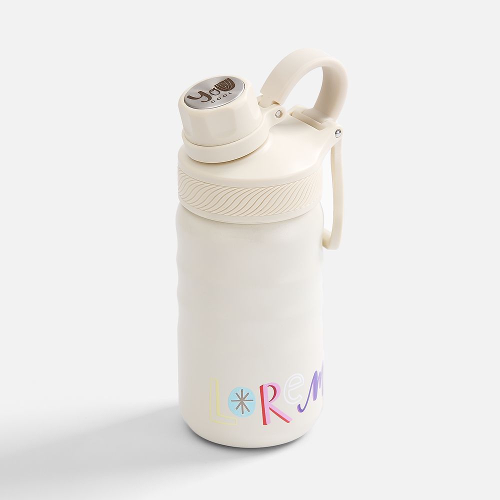 Термобутылка Fujisan 2.0 без логотипа, белая (молочная) — изображение 18