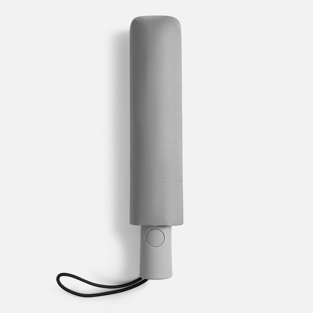 Зонт складной Hard Work с проявляющимся рисунком, серый — изображение 10