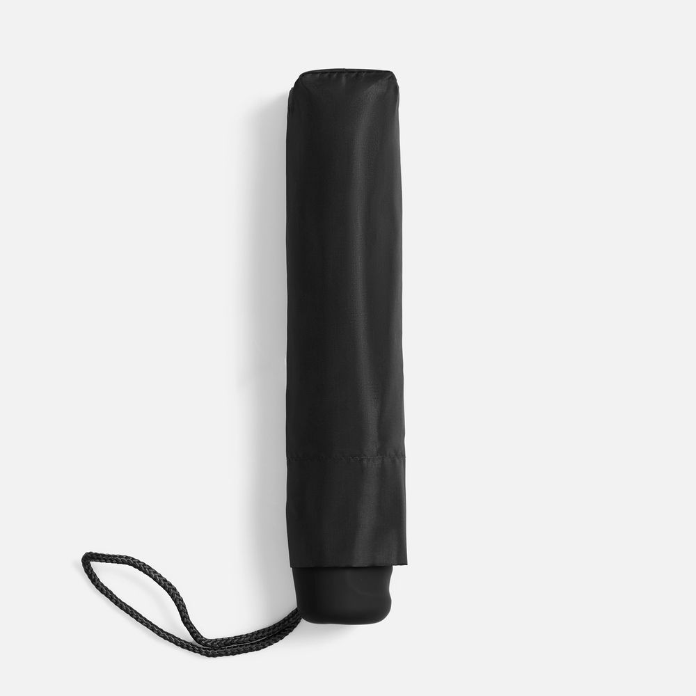 Зонт складной Basic, черный — изображение 5