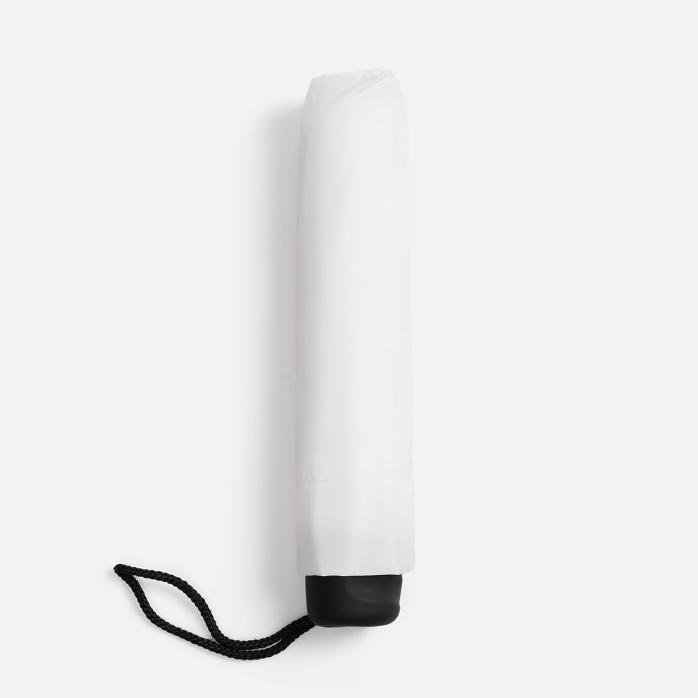 Зонт складной Basic, белый — изображение 4