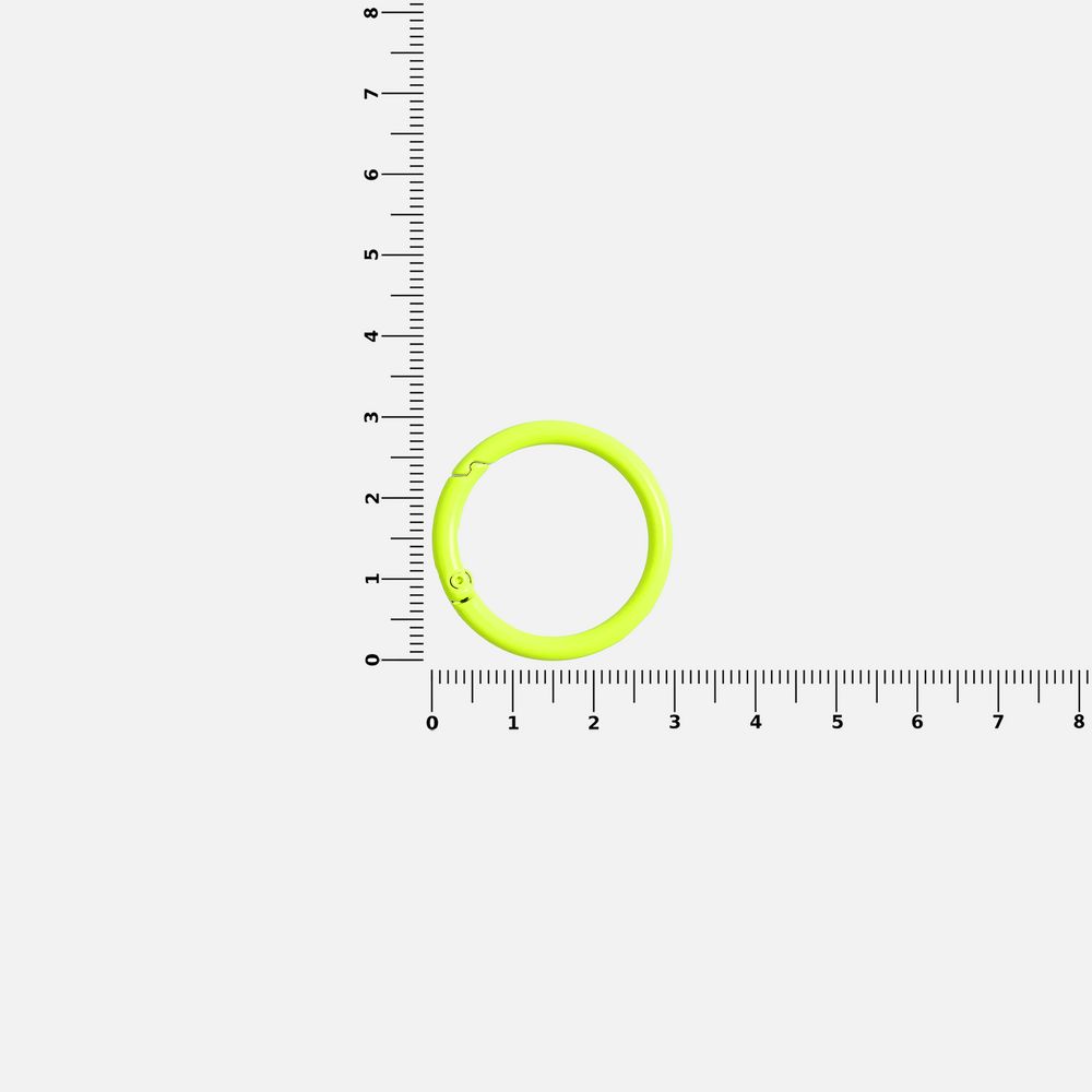 Карабин-кольцо Claus, L, желтый неон — изображение 5