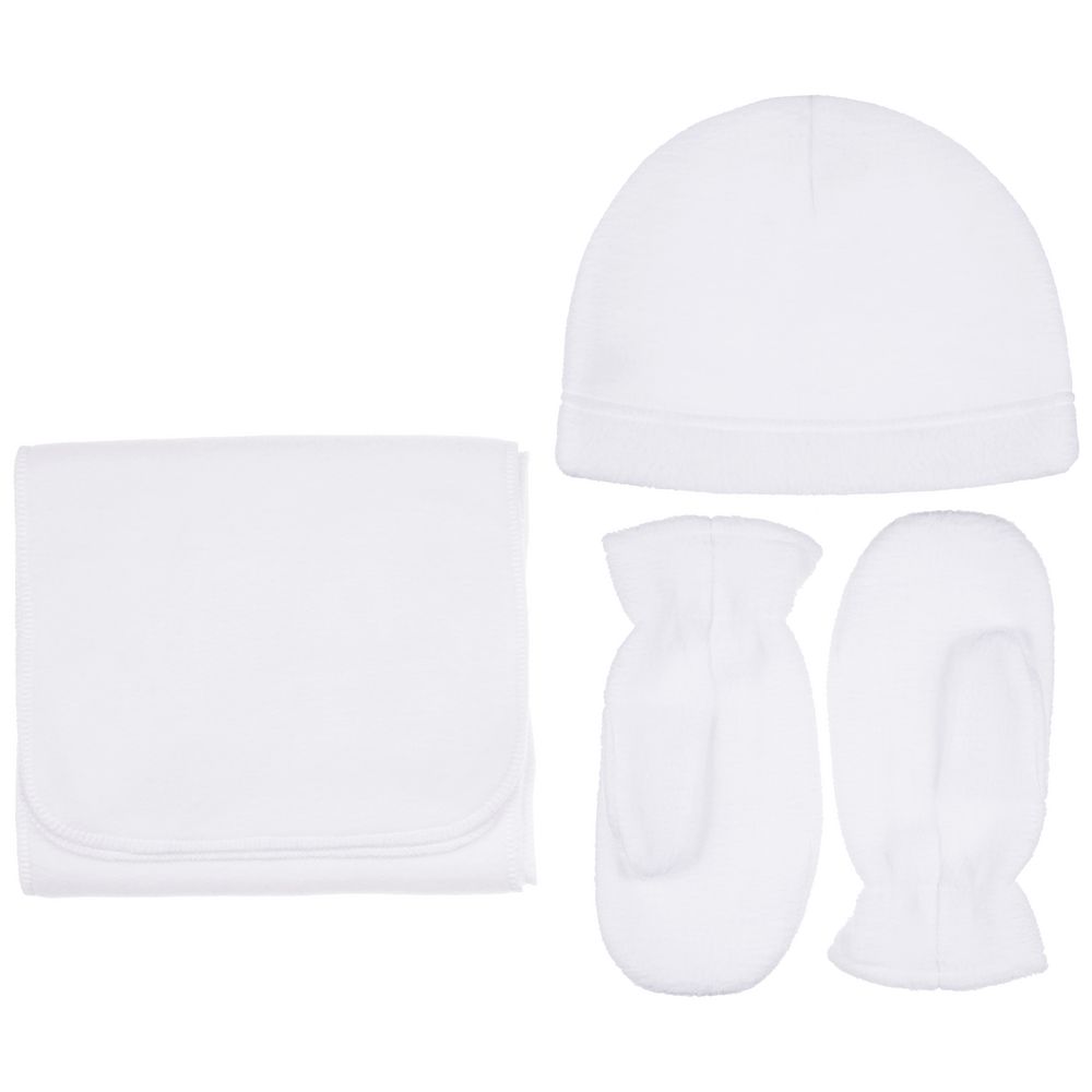 Шарф Fleecy, белый — изображение 5