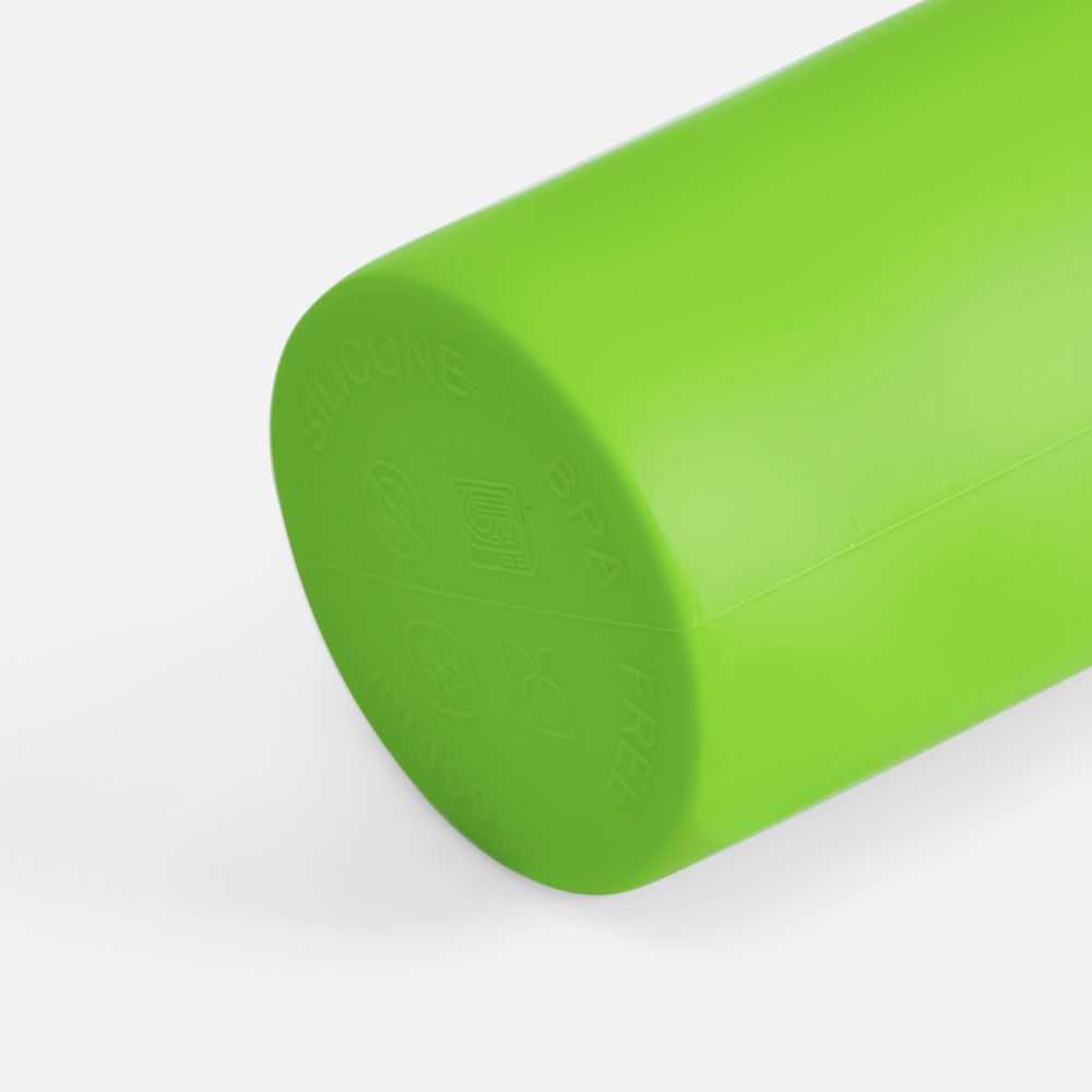 Складная бутылка для воды Langfossen, зеленое яблоко — изображение 7