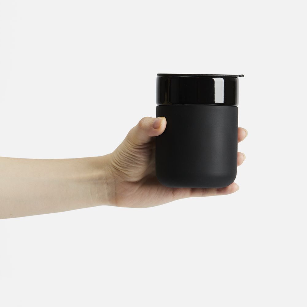 Кружка Nabo с силиконовым держателем, черная — изображение 4