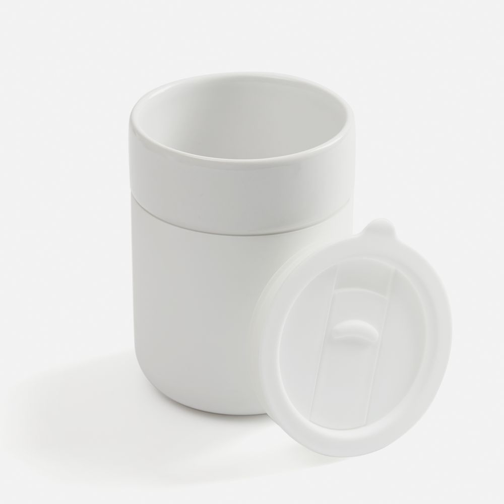 Кружка Nabo с силиконовым держателем, белая — изображение 3