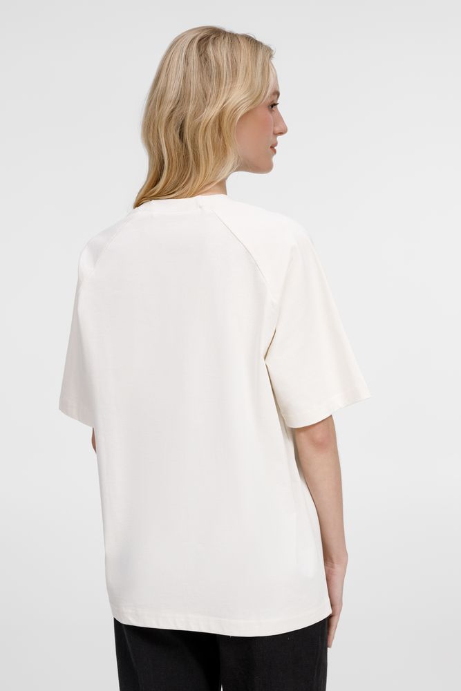 Футболка оверсайз унисекс Avenu, молочно-белая — изображение 11