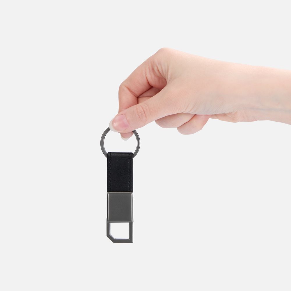 Брелок с карабином Rengas, черный — изображение 4