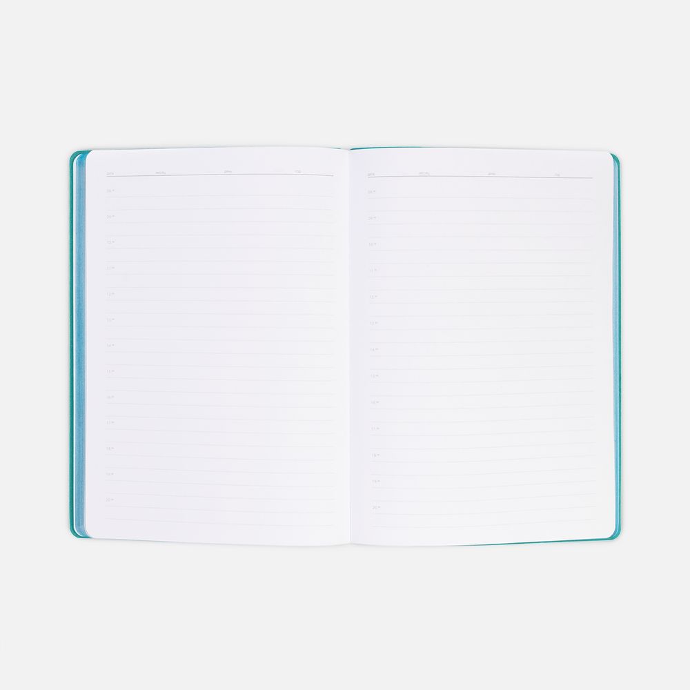 Ежедневник Flexpen Shall, недатированный, бирюзовый — изображение 10