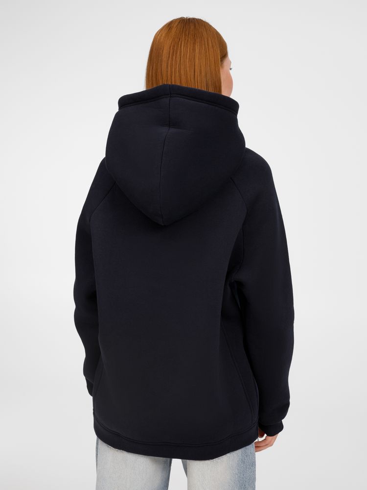 Худи унисекс оверсайз Easy Street, темно-синее — изображение 16