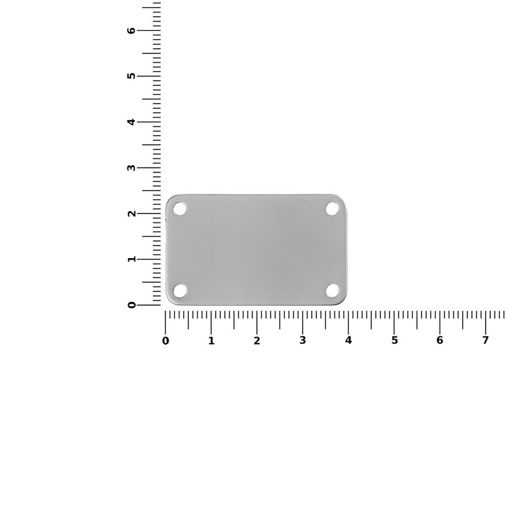 Шильдик металлический Furo, серый металлик — изображение 4