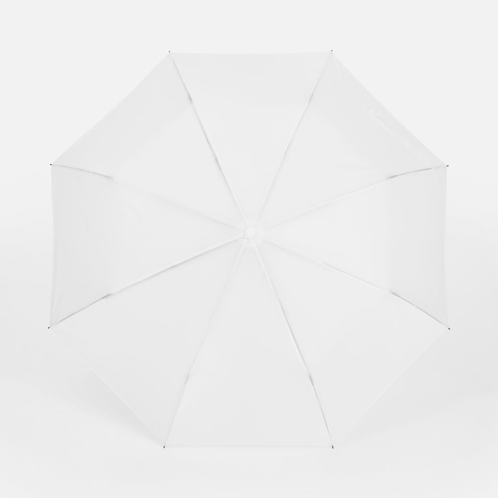 Зонт складной Basic, ver.2, белый — изображение 3